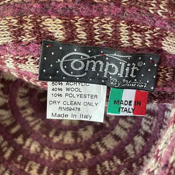 WOOL COMPLIT BY MARISA Made in Italy women's hat - Picture 5 of 5